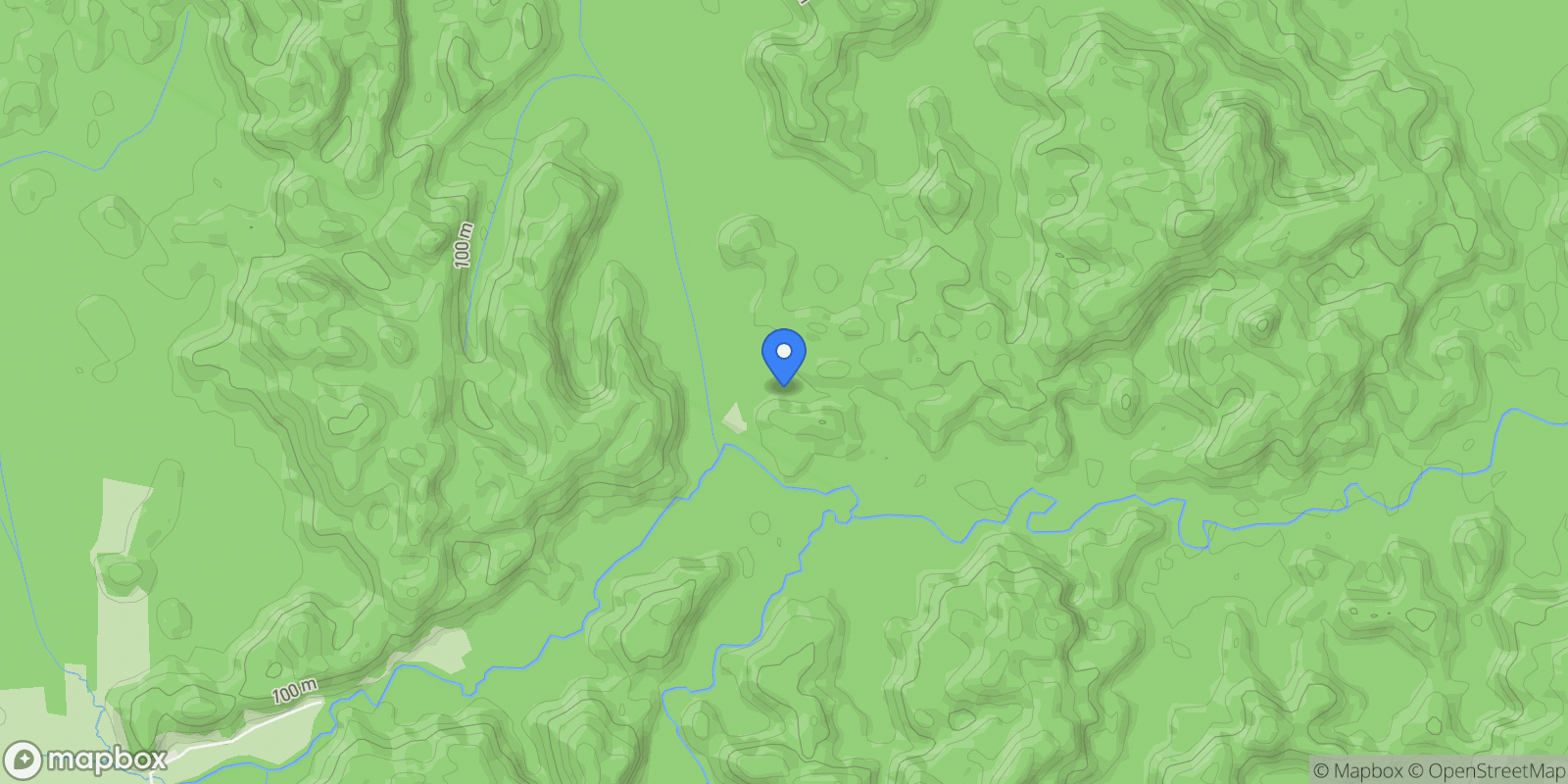 Map showing 195 Acreq, Belize.