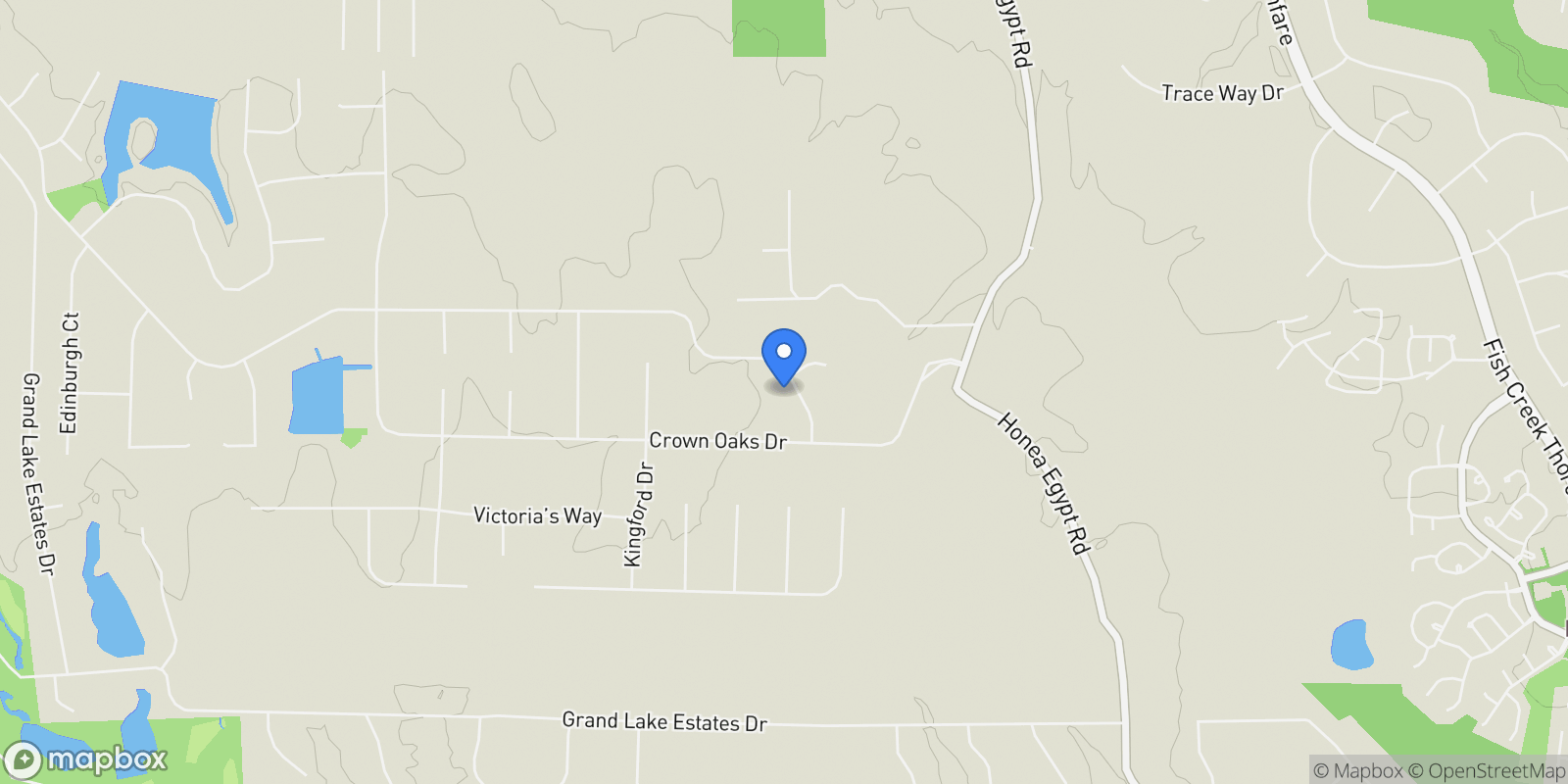 Map showing 164 E Cascade Heights Drive, Montgomery, TX 77316, Montgomery, Texas, United States.