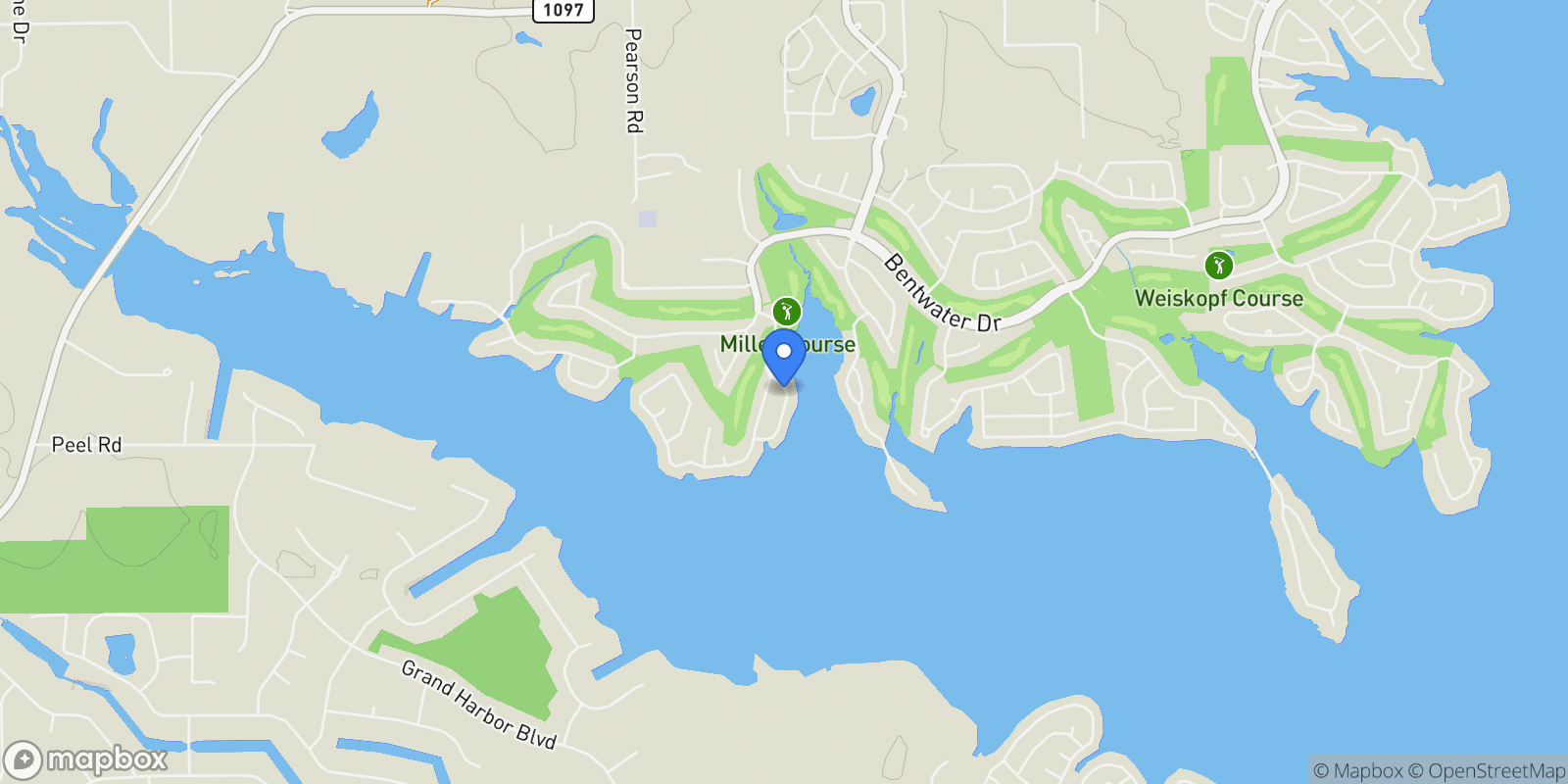 Map showing 87 W Shore Drive, Montgomery, TX 77356, Montgomery, Texas, United States.