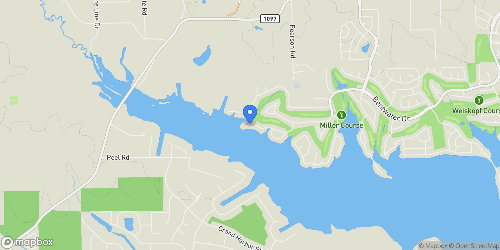 Map showing 160 Westlake Point, Montgomery, TX 77356, Montgomery, Texas, United States.
