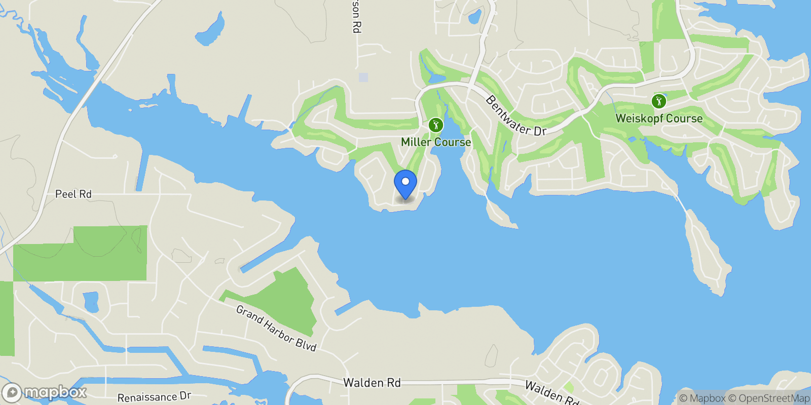 Map showing 3073 Bentwater Drive, Montgomery, TX 77356, Montgomery, Texas, United States.