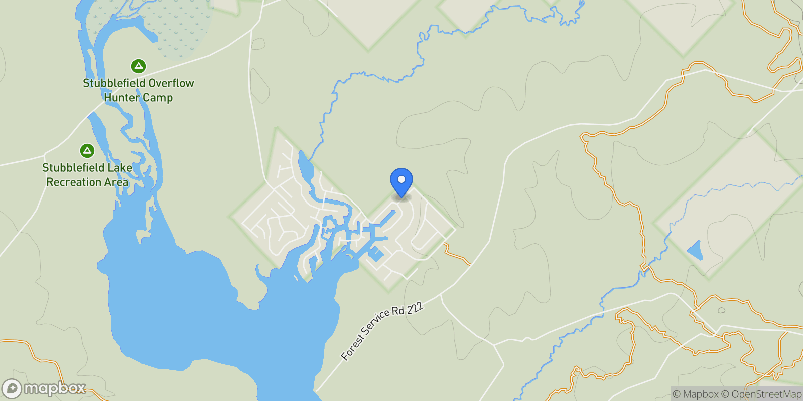 Map showing 5 W Forest Drive, New Waverly, TX 77358, Huntsville, Texas, United States.