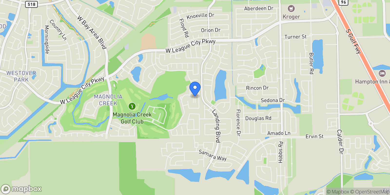 Map showing 2283 Rising Bay Court, League City, TX 77573, League City, Texas, United States.
