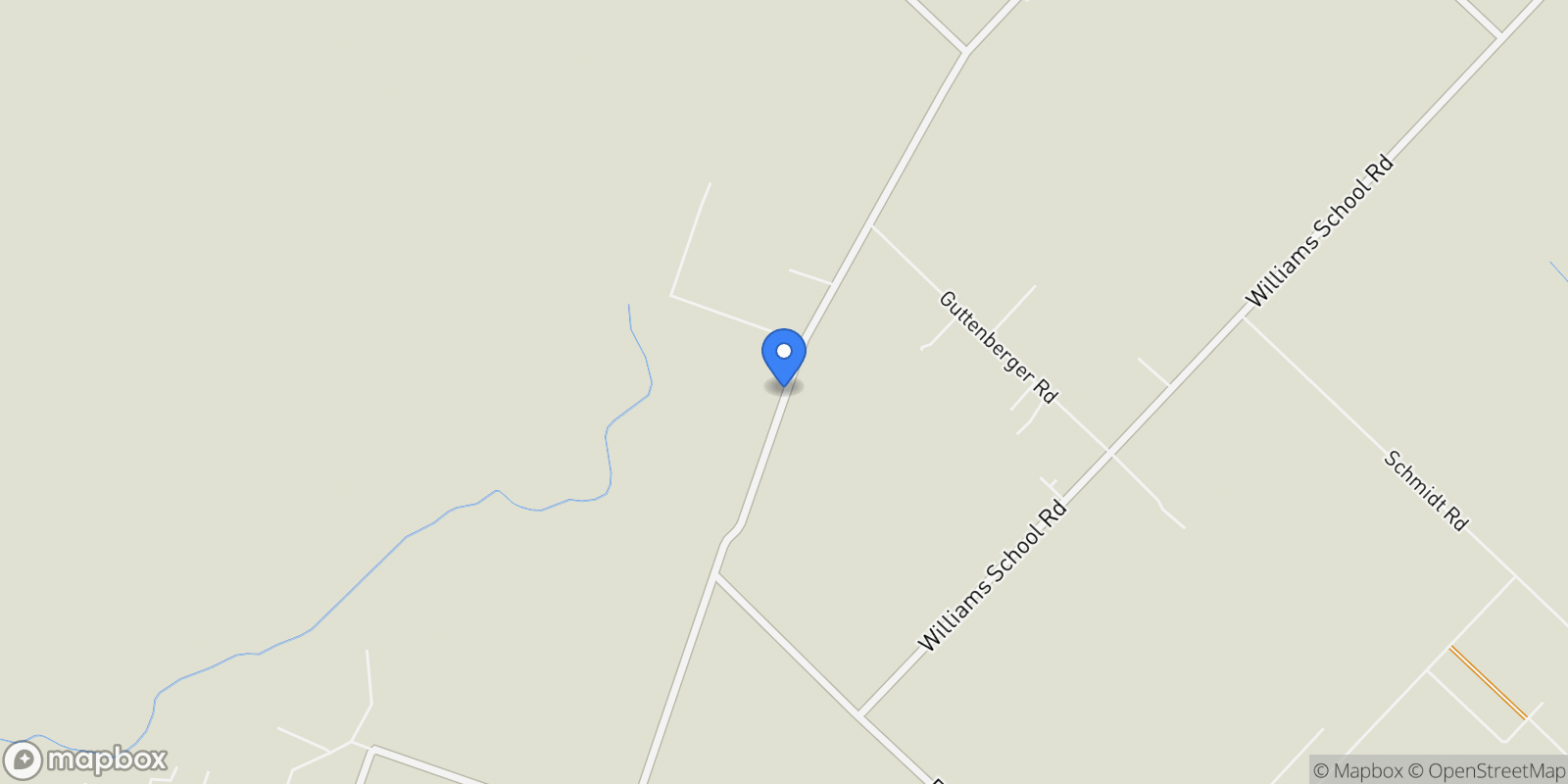 Map showing 12122 Mueck Road, Needville, TX 77461, Needville, Texas, United States.