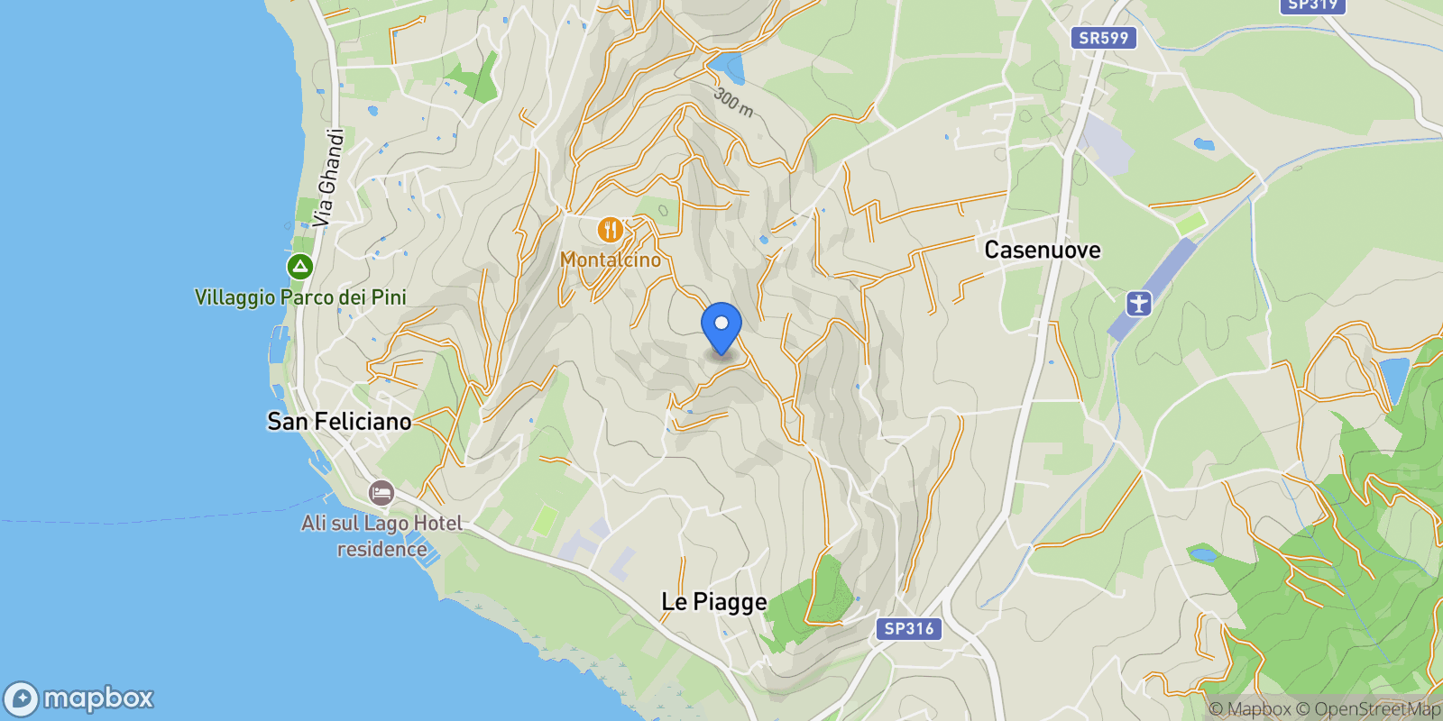 Map showing Umbria, Umbria, Italy.