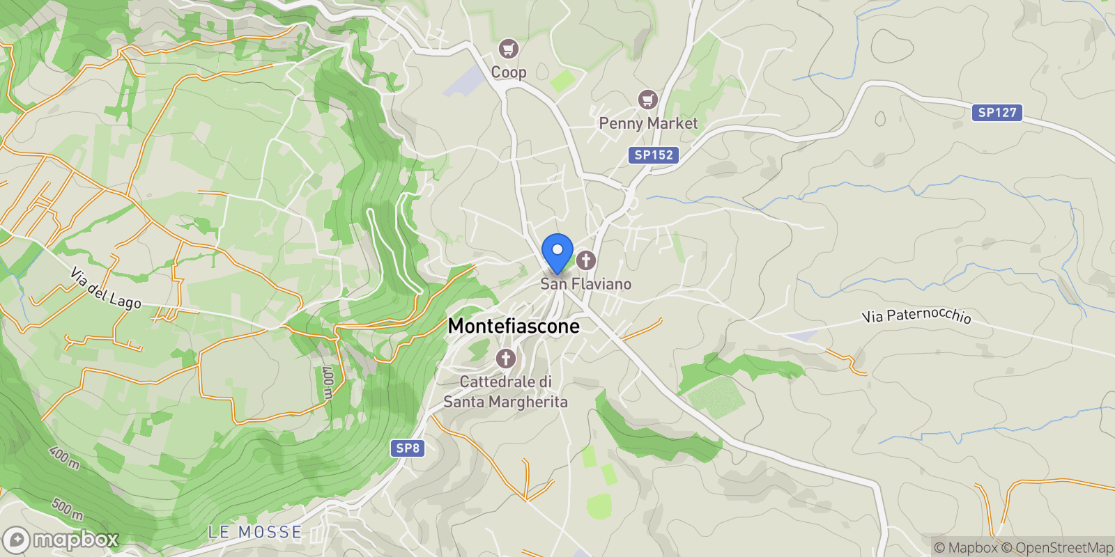 Map showing Lazio, Montefiascone, Lazio, Italy.
