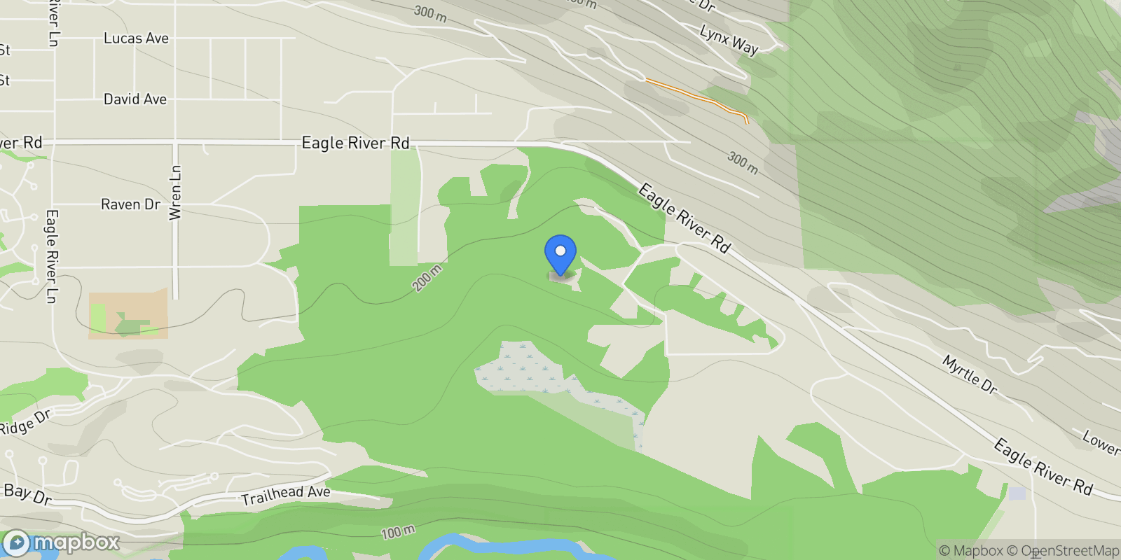 Map showing 9416 Spring Street, Eagle River, AK 99577, Anchorage, Alaska, United States.