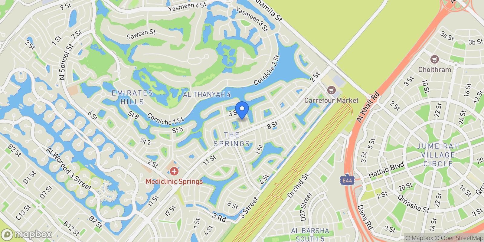 Map showing Dubai, Saheel, Dubai, Dubai, United Arab Emirates.