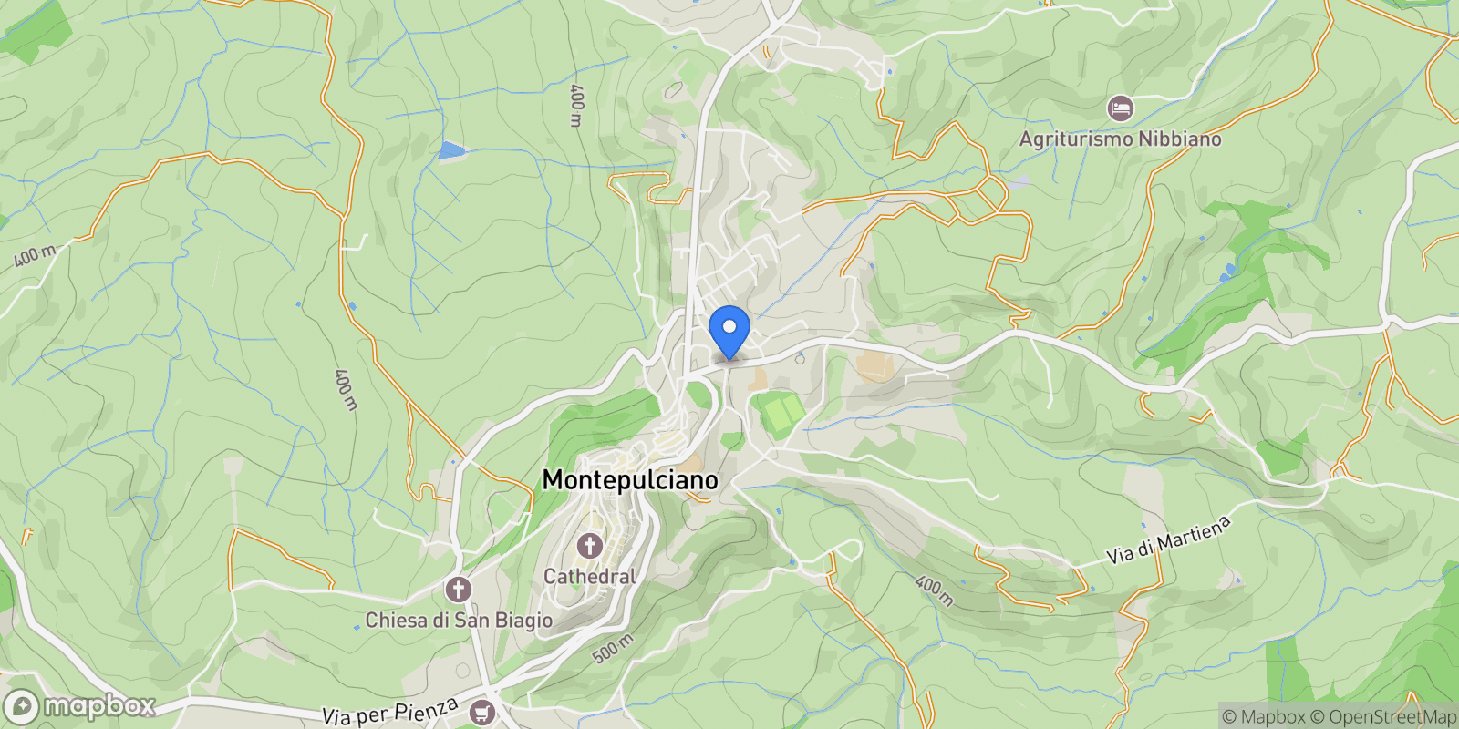 Map showing Tuscany, Montepulciano, Tuscany, Italy.