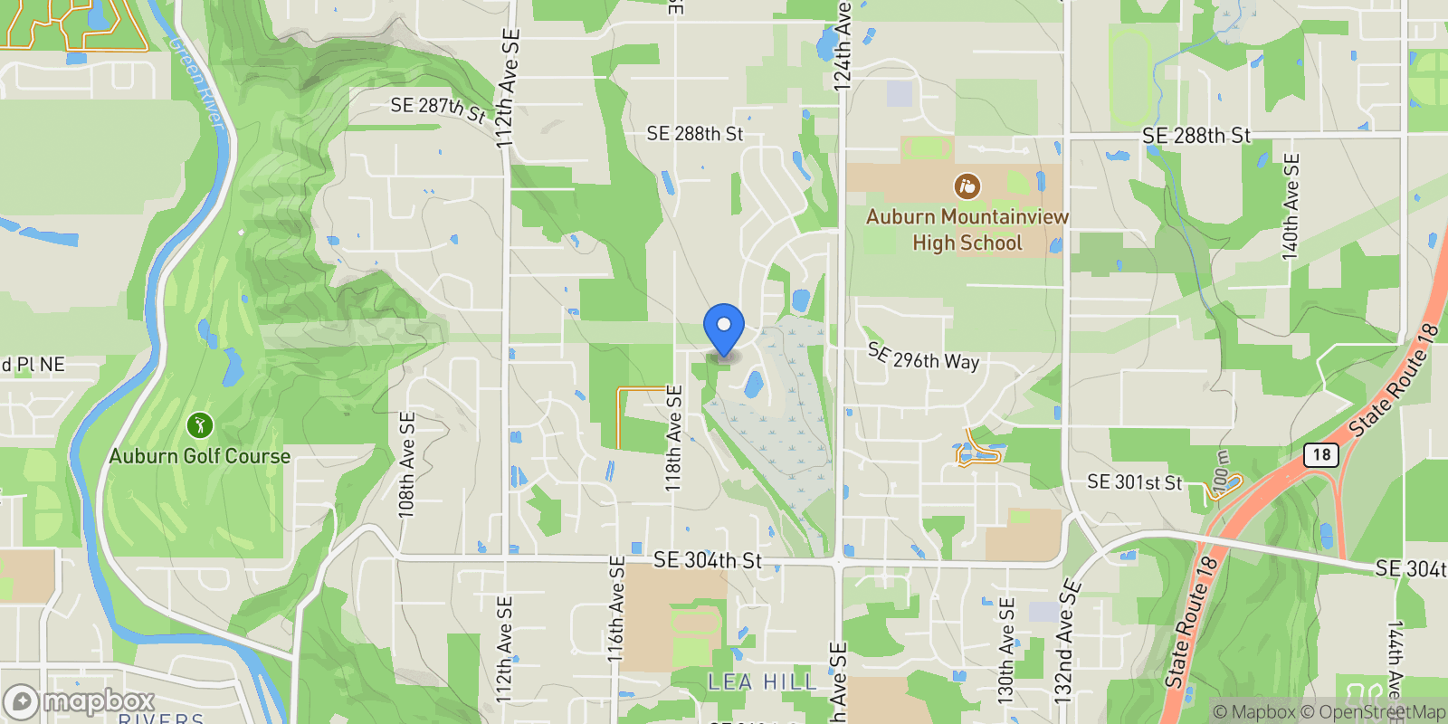 Map showing 29619 120th Ct Se, Auburn, WA 98092, Auburn, Washington, United States.