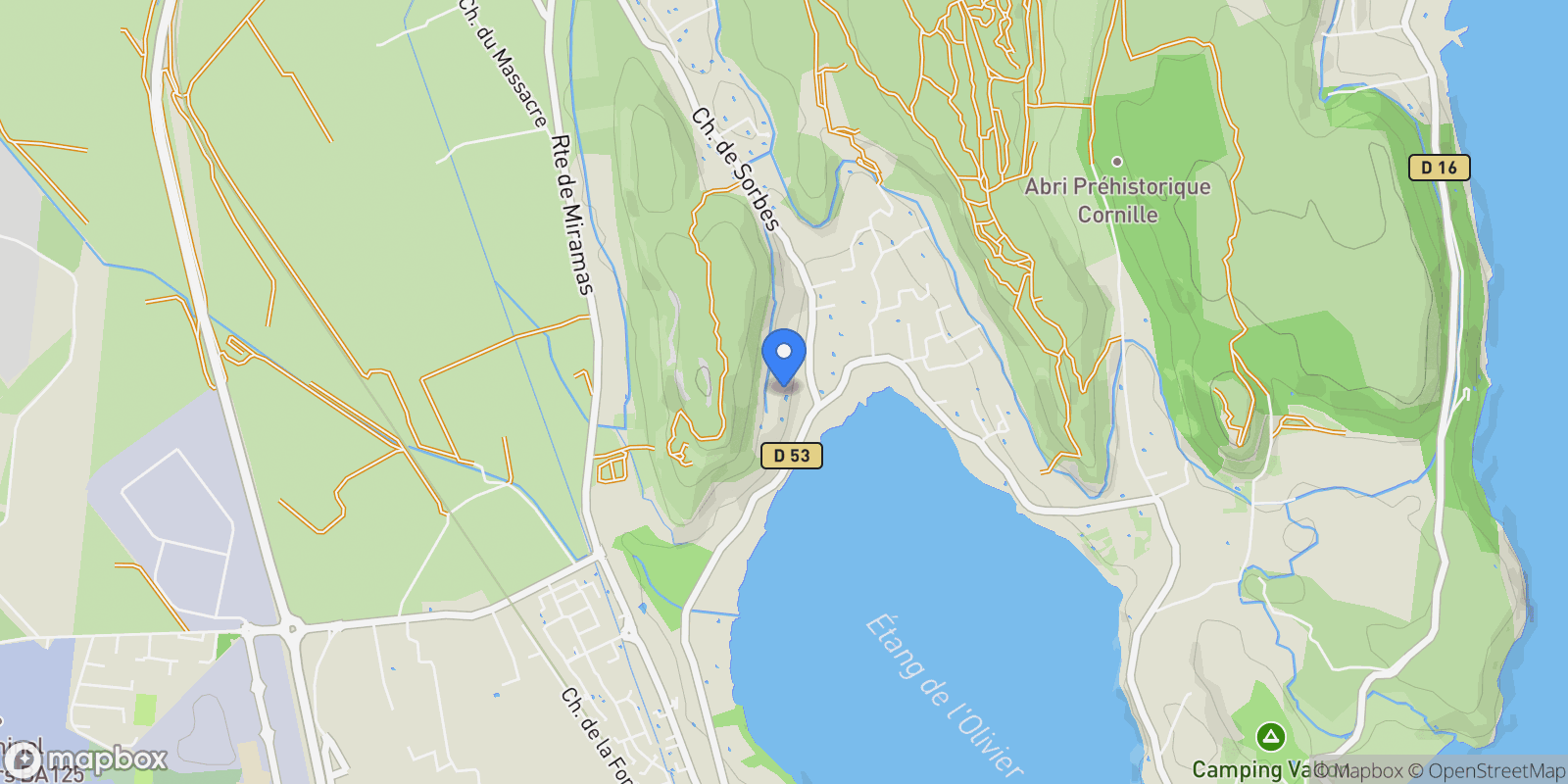 Map showing Istres, Provence-Alpes-Côte d'Azur, France.