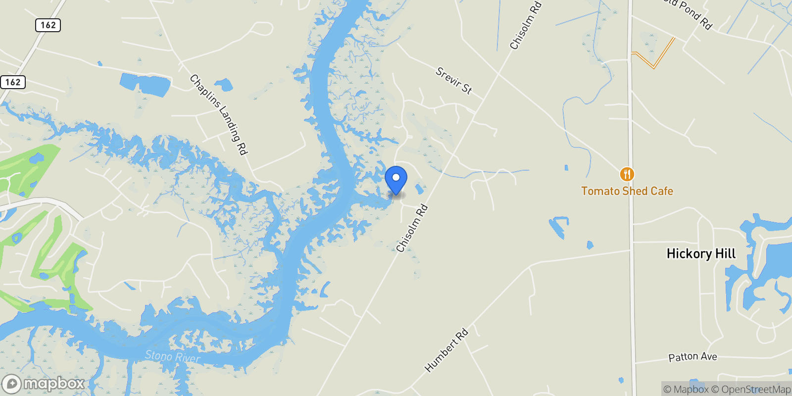 Map showing 3924 Gift Boulevard, Johns Island, SC 29455, Johns Island, South Carolina, United States.