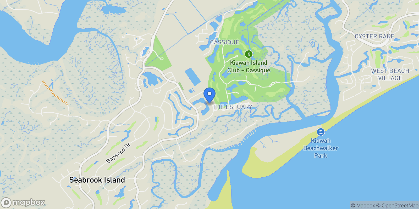 Map showing 2860 Old Drake Drive, Seabrook Island, SC 29455, Johns Island, South Carolina, United States.