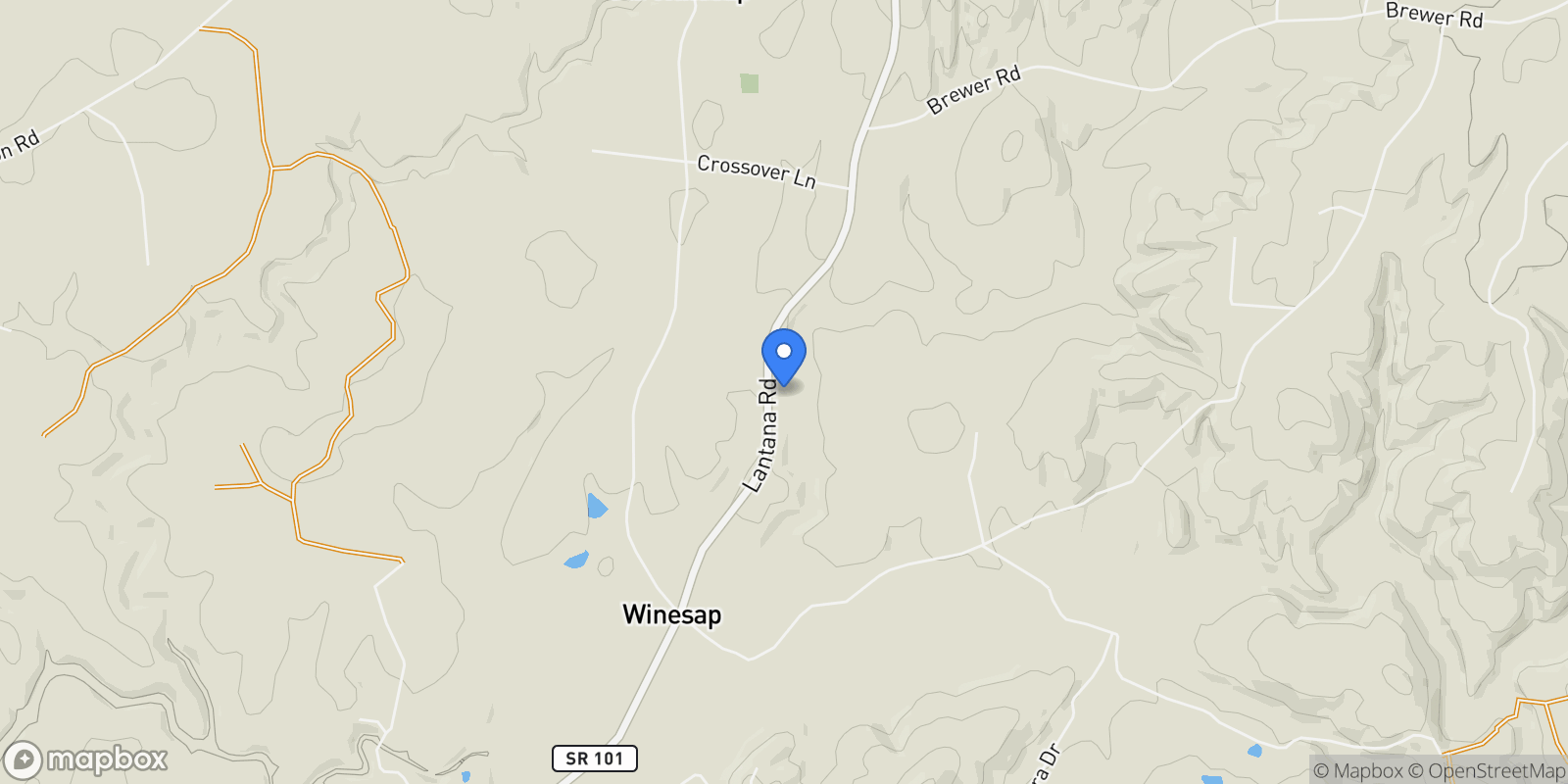 Map showing 15649 Lantana Rd, Crossville, TN 38572, Crossville, Tennessee, United States.