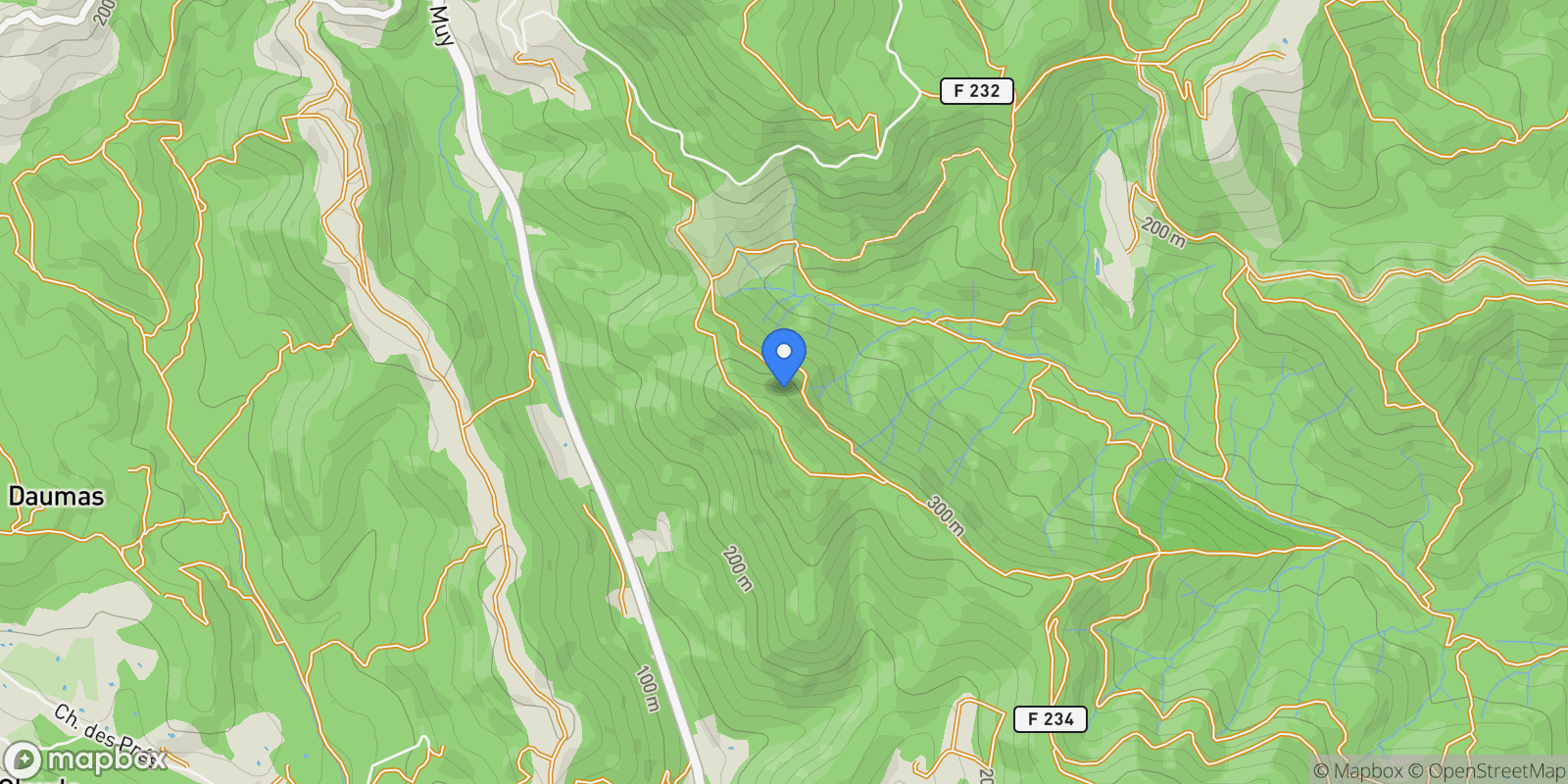 Map showing Sainte-Maxime, Provence-Alpes-Côte d'Azur, France.