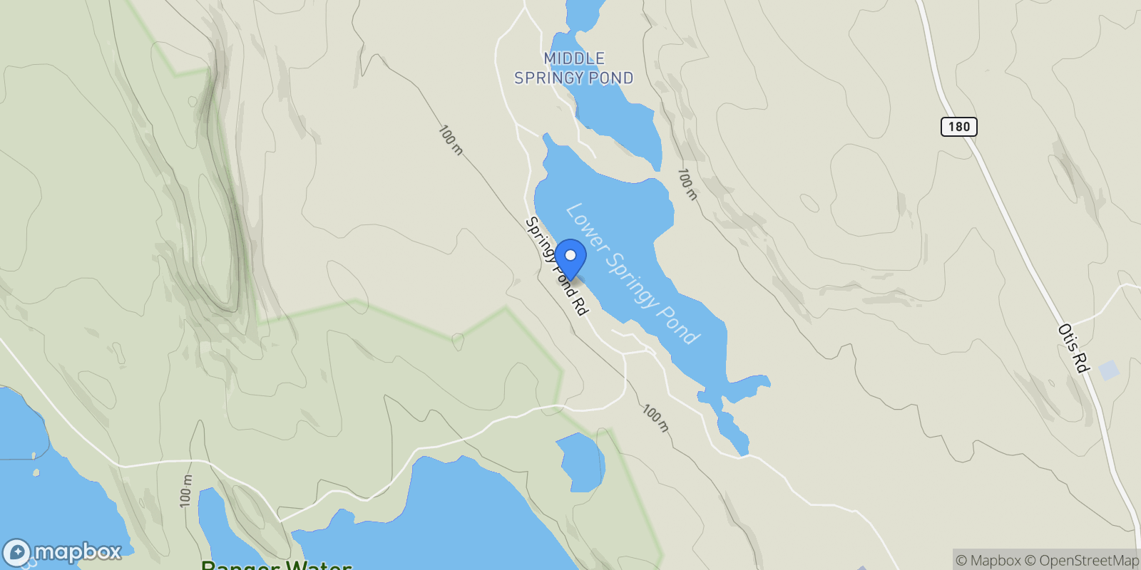Map showing 476 Springy Pond Road, Otis, ME 04605, Trenton, Maine, United States.