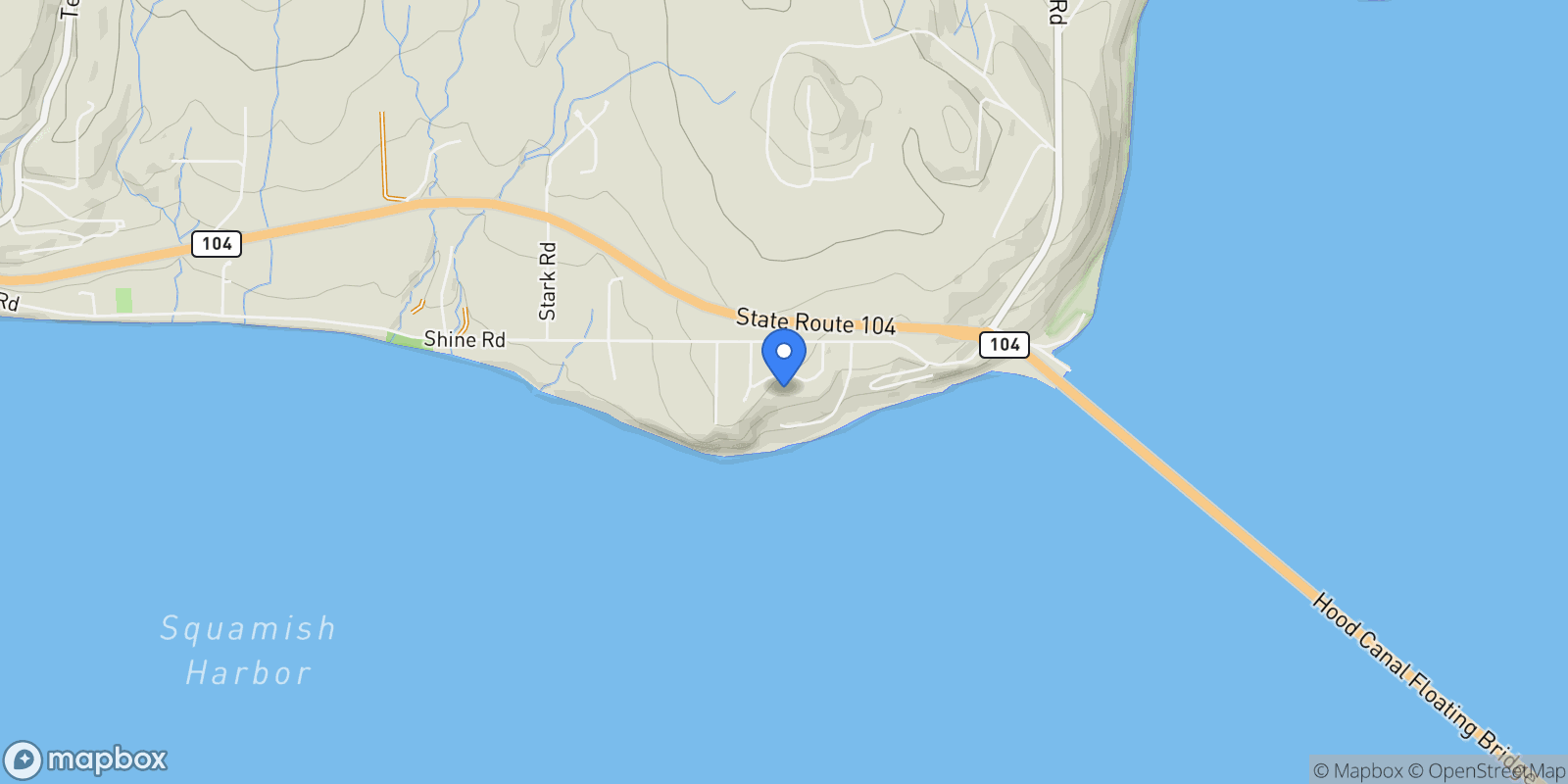 Map showing 131 Linda View Dr , Port Ludlow, WA 98365, Port Ludlow, Washington, United States.
