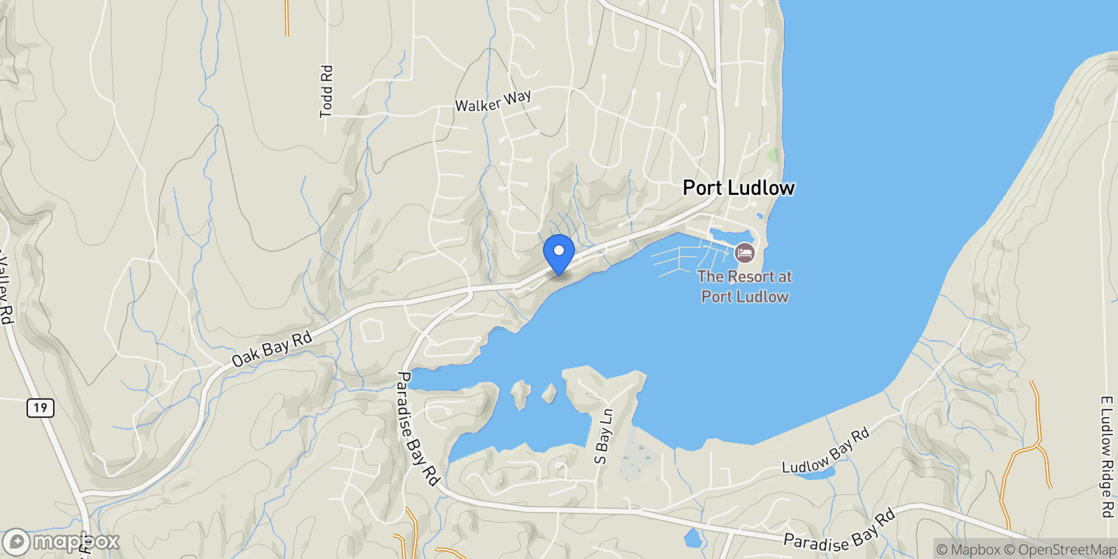 Map showing 181 N Bay Lane Unit #6 , Port Ludlow, WA 98365, Port Ludlow, Washington, United States.
