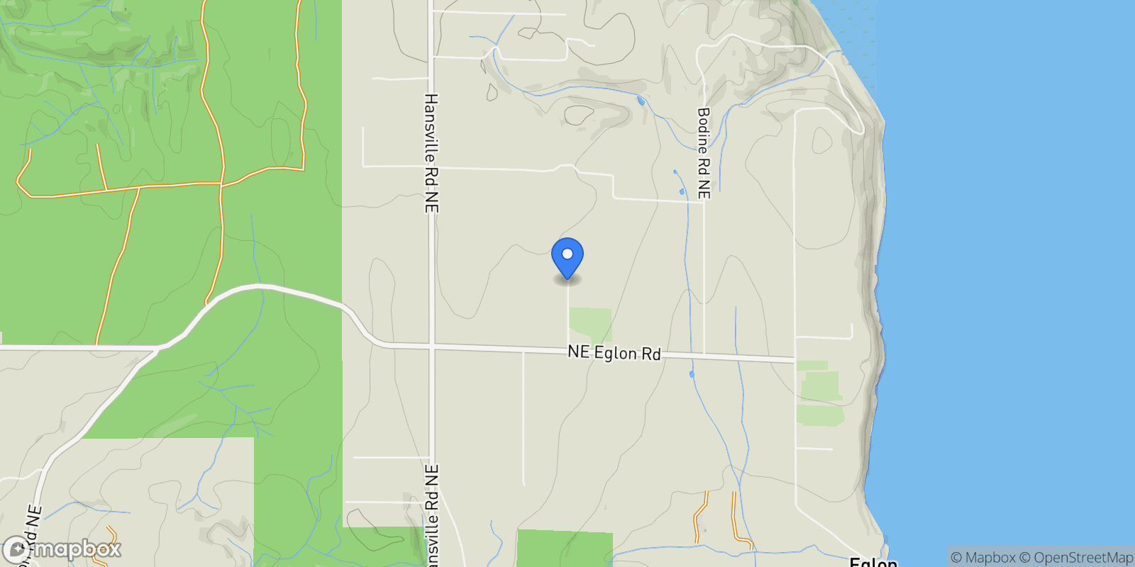 Map showing 34031 Bonnieview Lane NE , Kingston, WA 98346, Kingston, Washington, United States.
