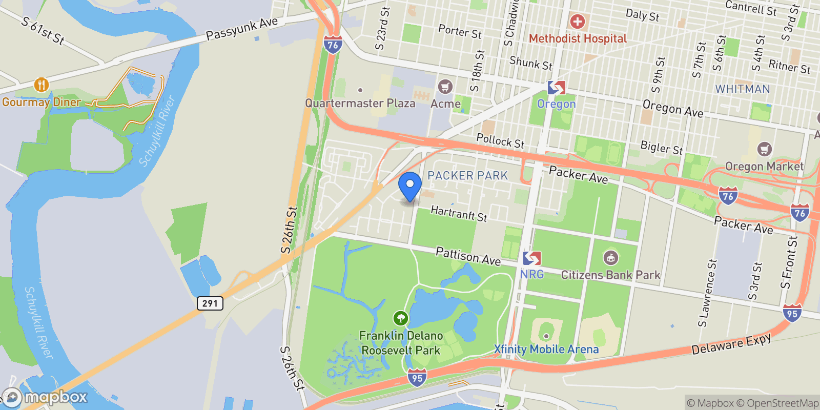Map showing 2008 Renaissance Walk, Philadelphia, Pennsylvania, United States.