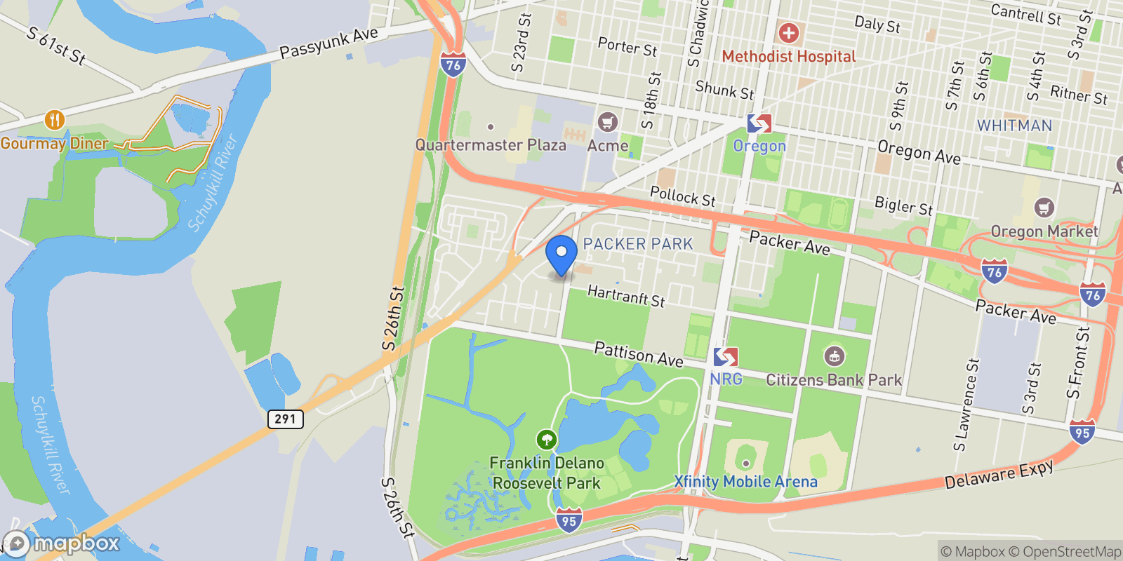 Map showing 2005 Renaissance Walk, Philadelphia, Pennsylvania, United States.