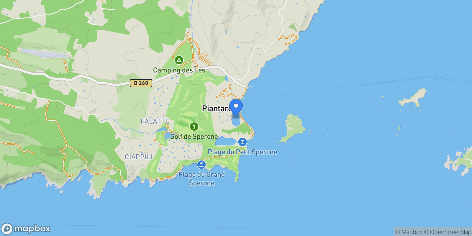 Map showing 20169 Bonifacio, France, Bonifacio, Corsica, France.