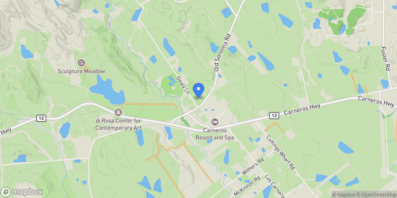 Map showing 5267 Old Sonoma Rd, Napa, California, United States.