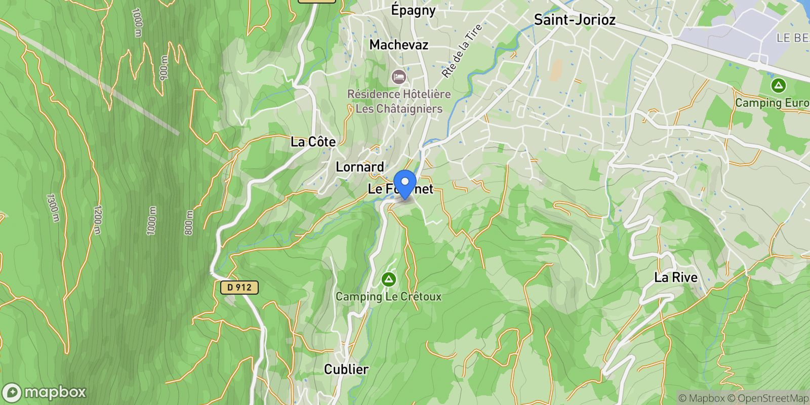 Map showing Saint-Jorioz, Auvergne-Rhône-Alpes, France.