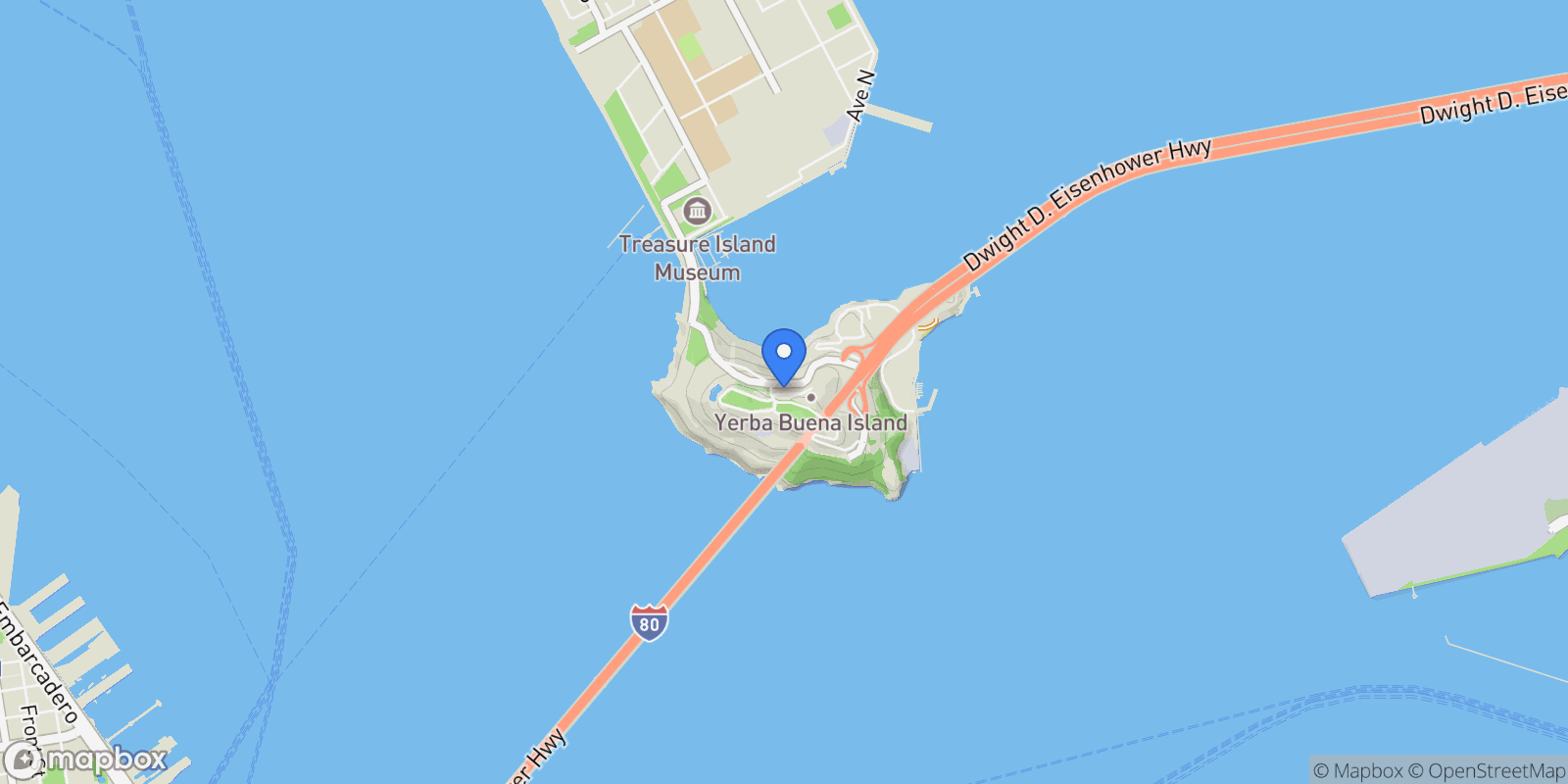 Map showing 36 Meadow Drive 202, San Francisco, California, United States.