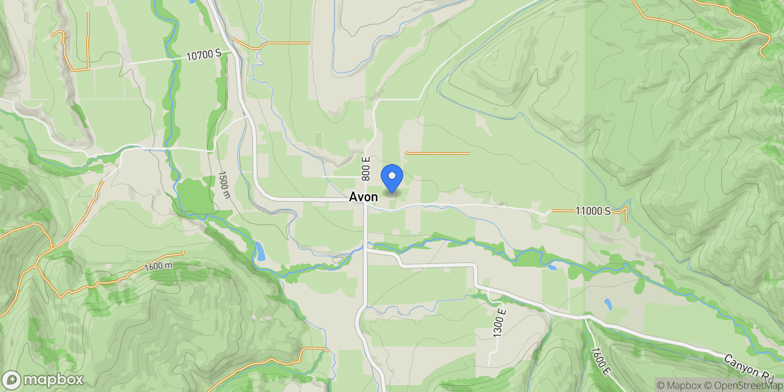 Map showing 883 E 11000 S, Paradise, Utah, United States.