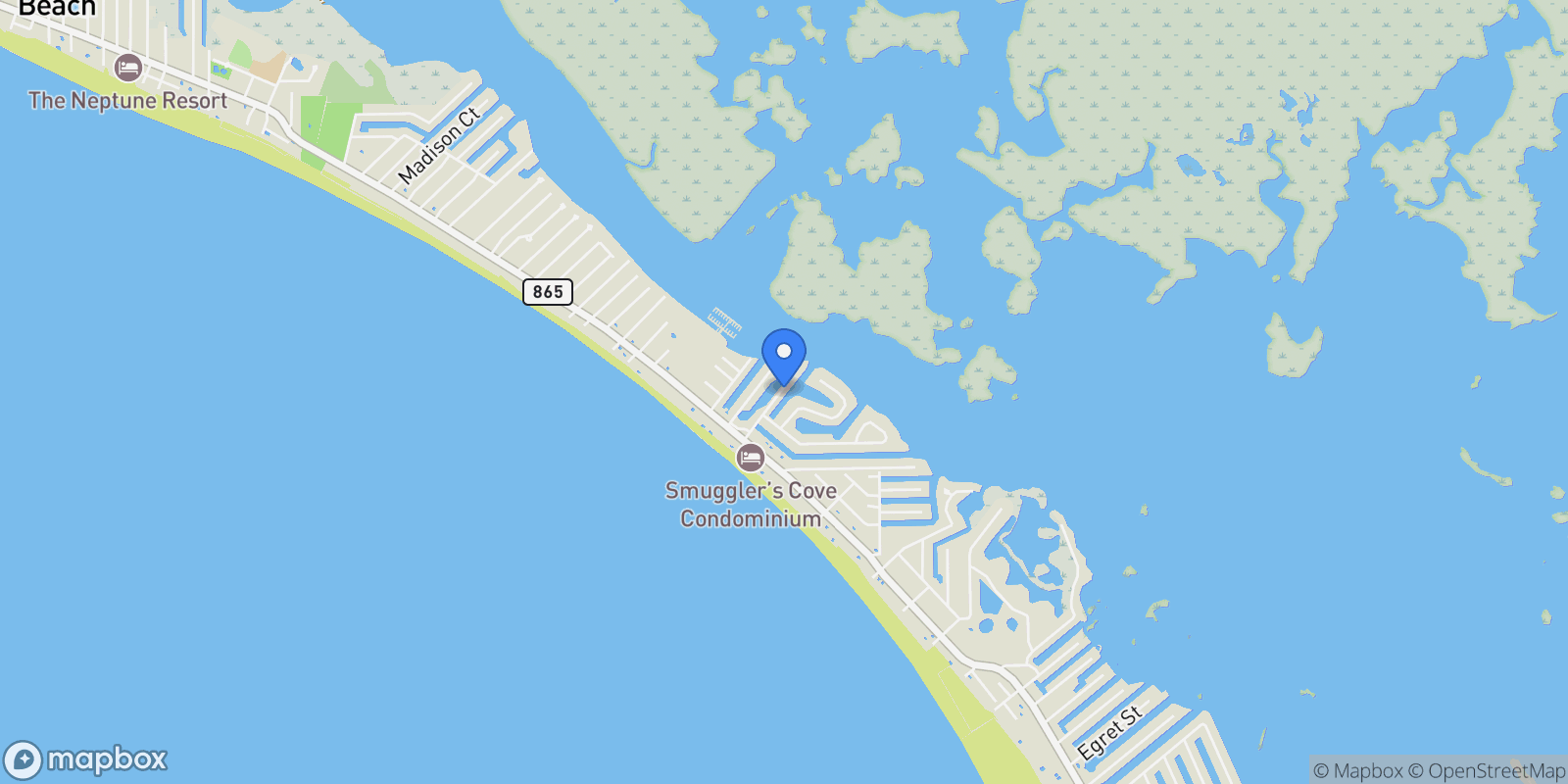 Map showing 5 Glenview Manor DR, Fort Myers Beach, Florida, United States.