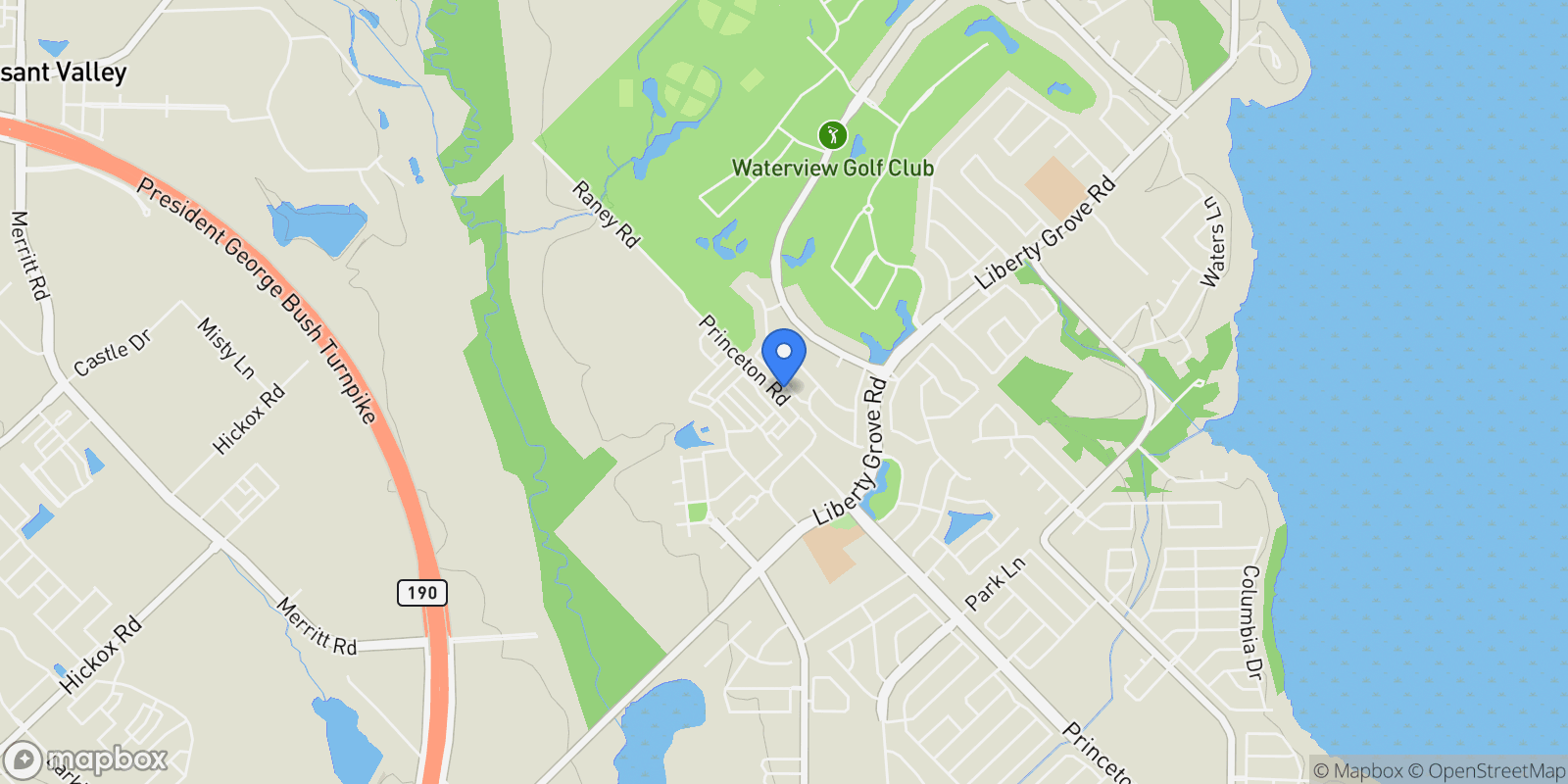 Map showing 9213 Inverness Drive , Rowlett, TX 75089, Rowlett, Texas, United States.