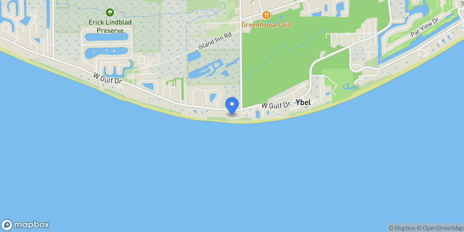 Map showing 2549 W Gulf Drive , 206, Sanibel, FL 33957, Sanibel, Florida, United States.