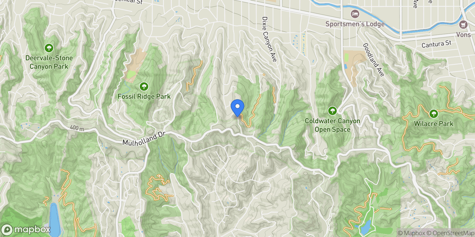 Map showing 3337 Beverly Ranch Road, Los Angeles, California, United States.