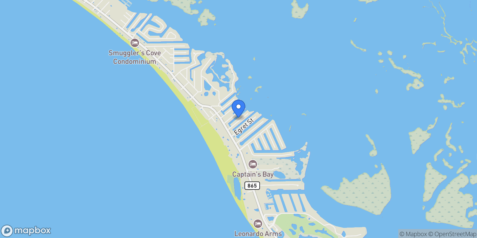Map showing 189 Curlew ST, Fort Myers Beach, Florida, United States.