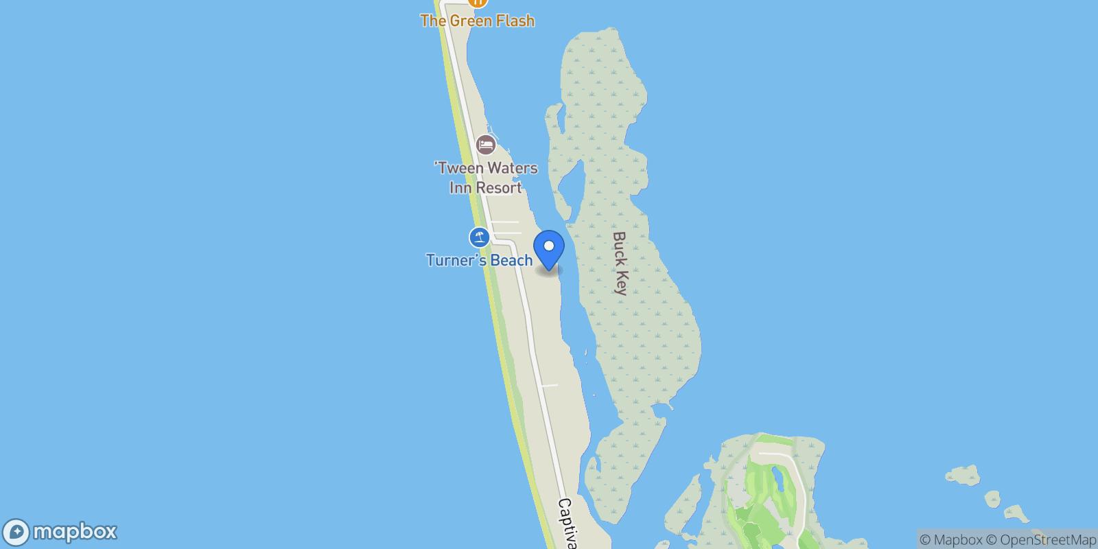 Map showing 16309 Captiva Drive, Captiva, FL 33924, Captiva, Florida, United States.