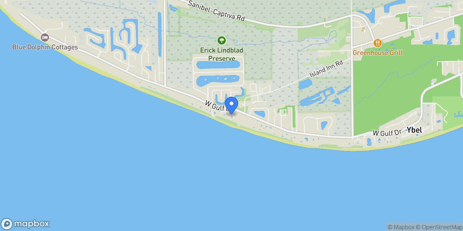 Map showing 3145 W Gulf Drive , 201, Sanibel, FL 33957, Sanibel, Florida, United States.