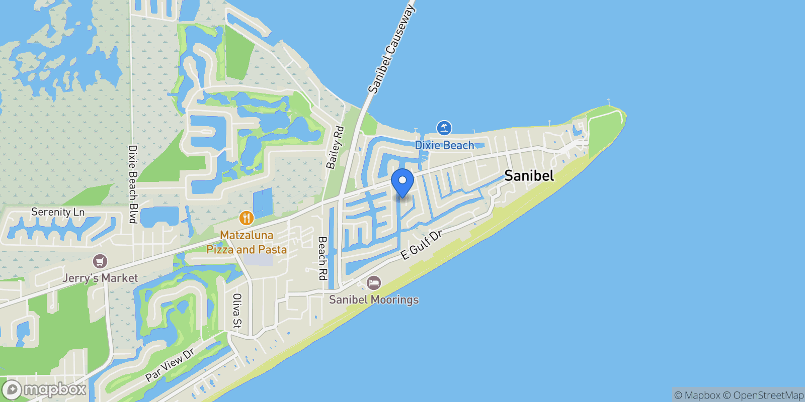 Map showing 748 Windlass Way, Sanibel, FL 33957, Sanibel, Florida, United States.