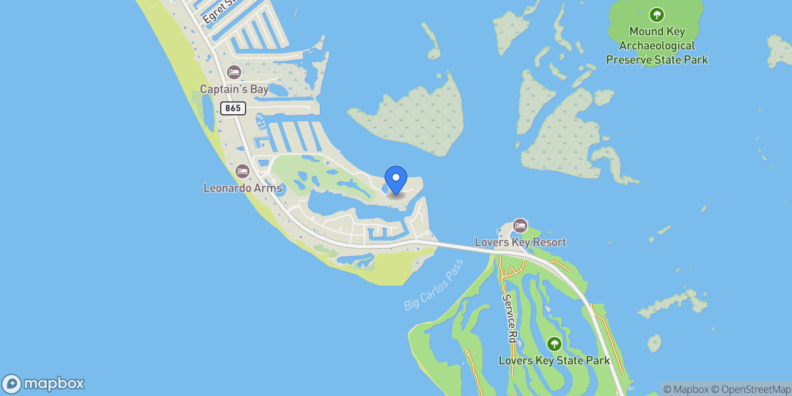 Map showing 4182 Bay Beach LN, Fort Myers Beach, Florida, United States.
