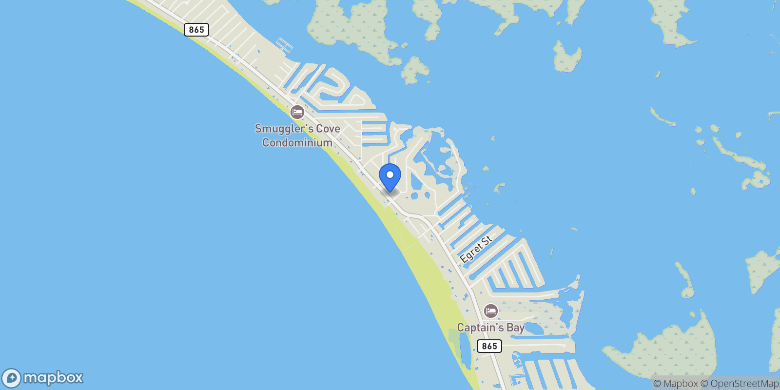 Map showing 5865, Fort Myers Beach, Florida, United States.