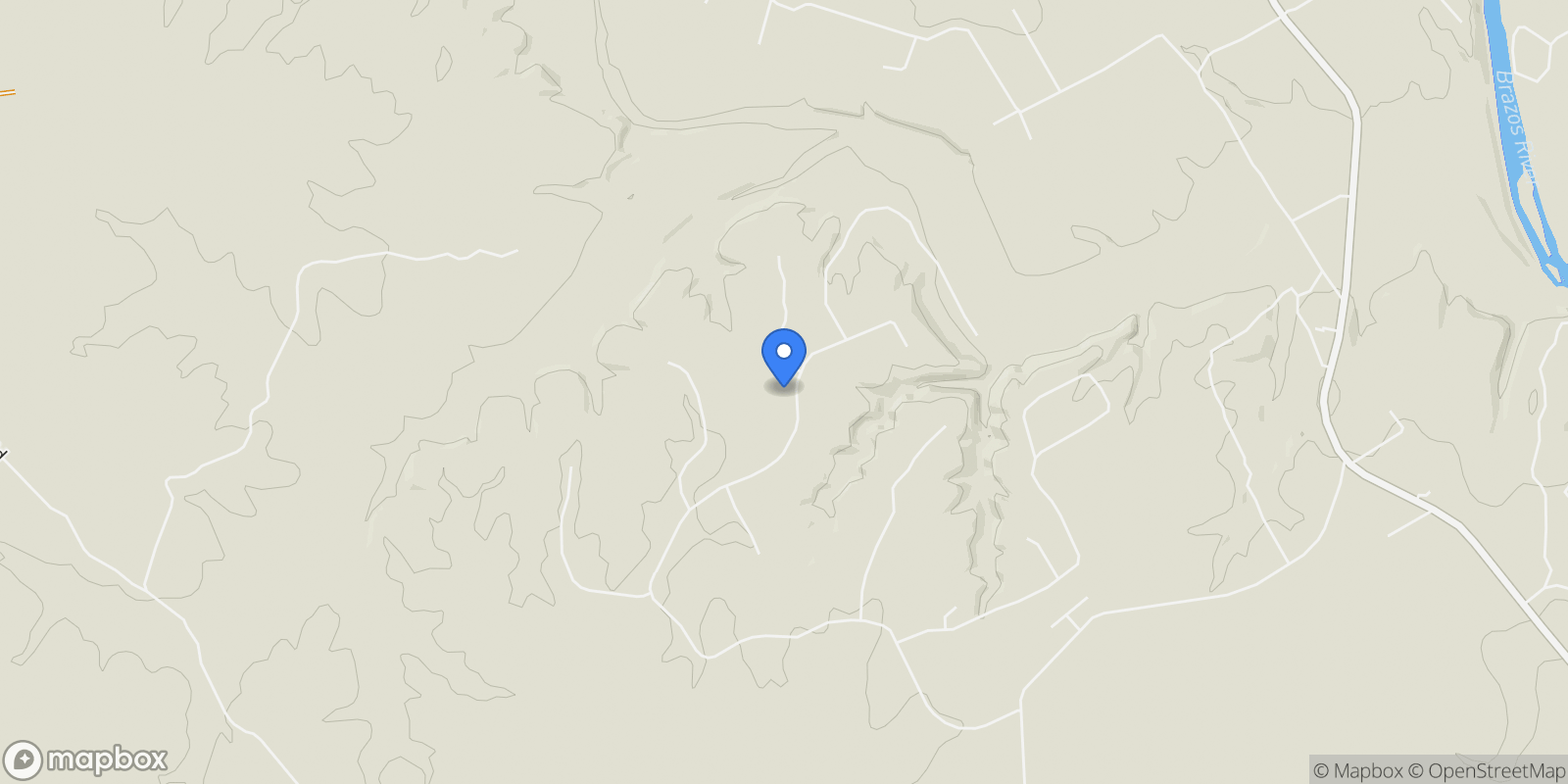 Map showing 2005 Austin Hines Drive, China Spring, TX 76633, China Spring, Texas, United States.