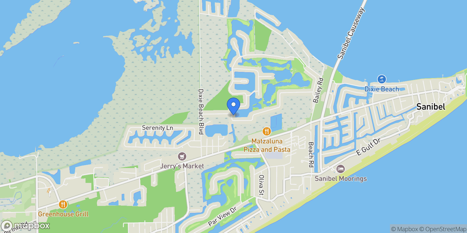 Map showing 1377 Sand Castle Road, Sanibel, FL 33957, Sanibel, Florida, United States.