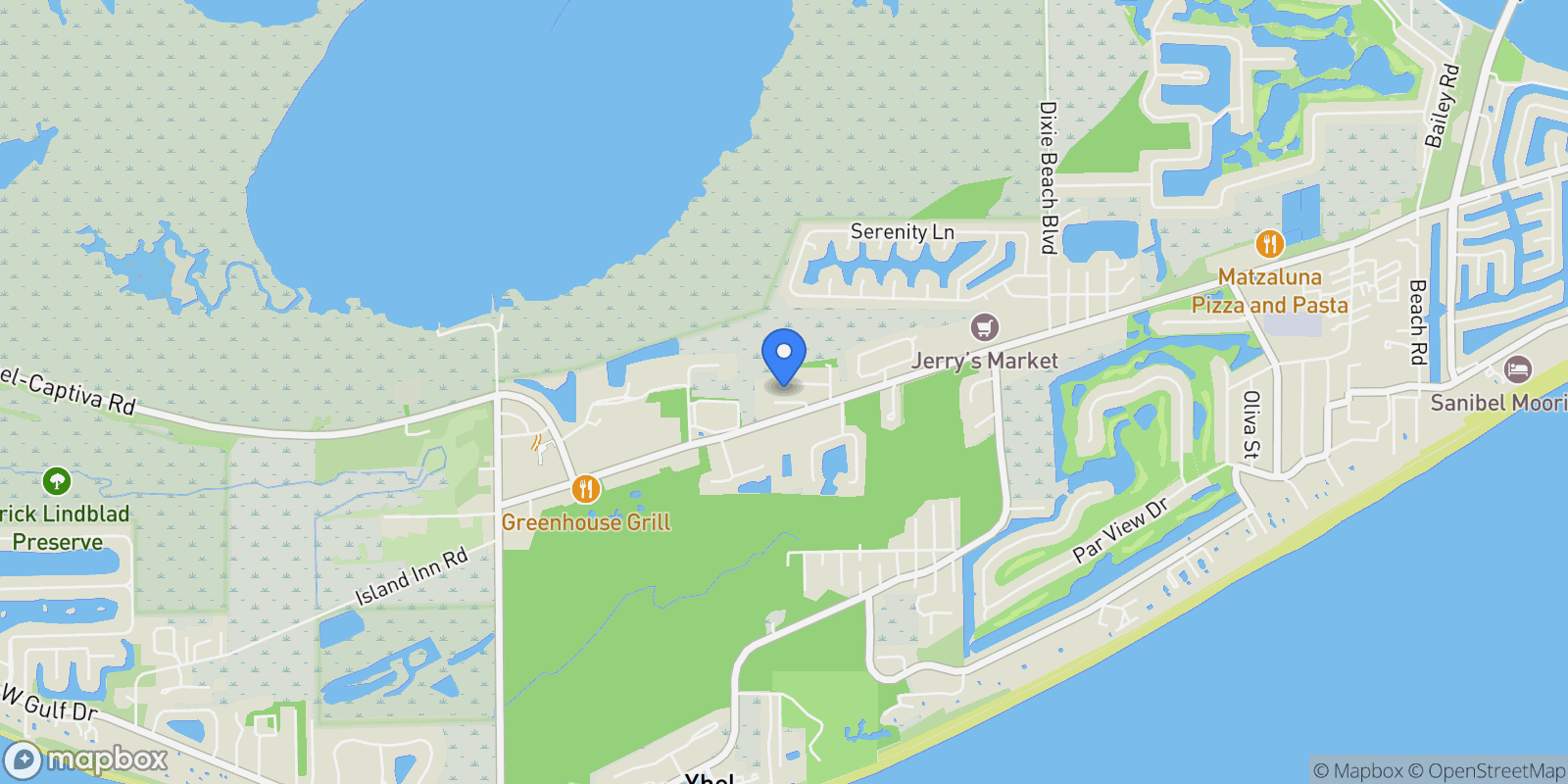 Map showing 1866 Ardsley Way, Sanibel, FL 33957, Sanibel, Florida, United States.