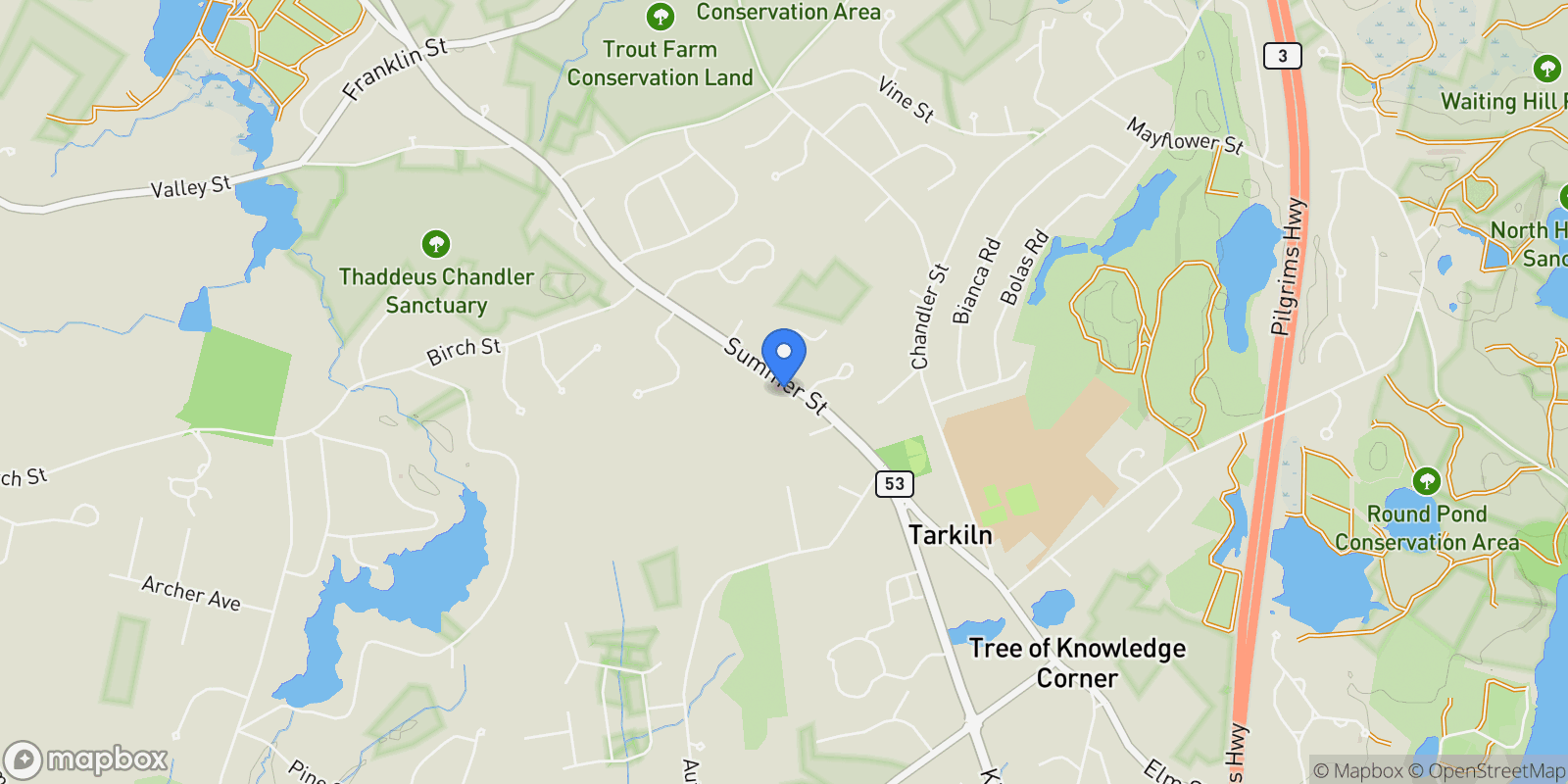Map showing 346 Summer Street, Duxbury, MA 02332, Duxbury, Massachusetts, United States.