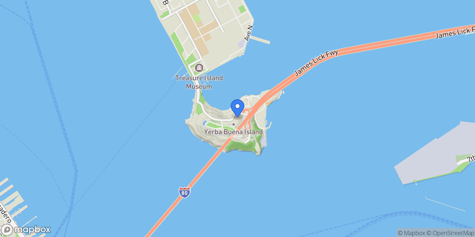 Map showing 1 Bristol Court 218, San Francisco, California, United States.
