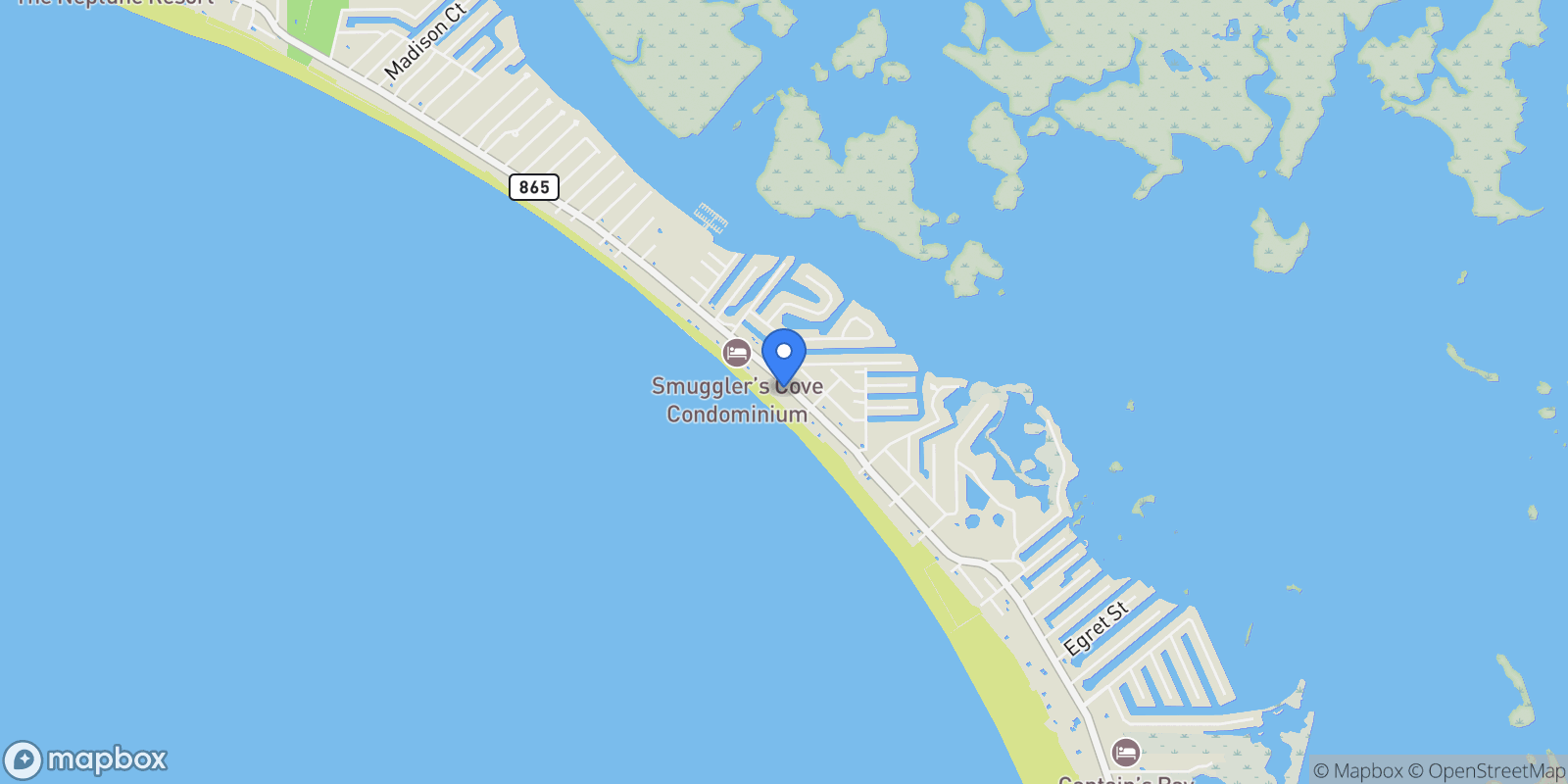 Map showing 5300, Fort Myers Beach, Florida, United States.