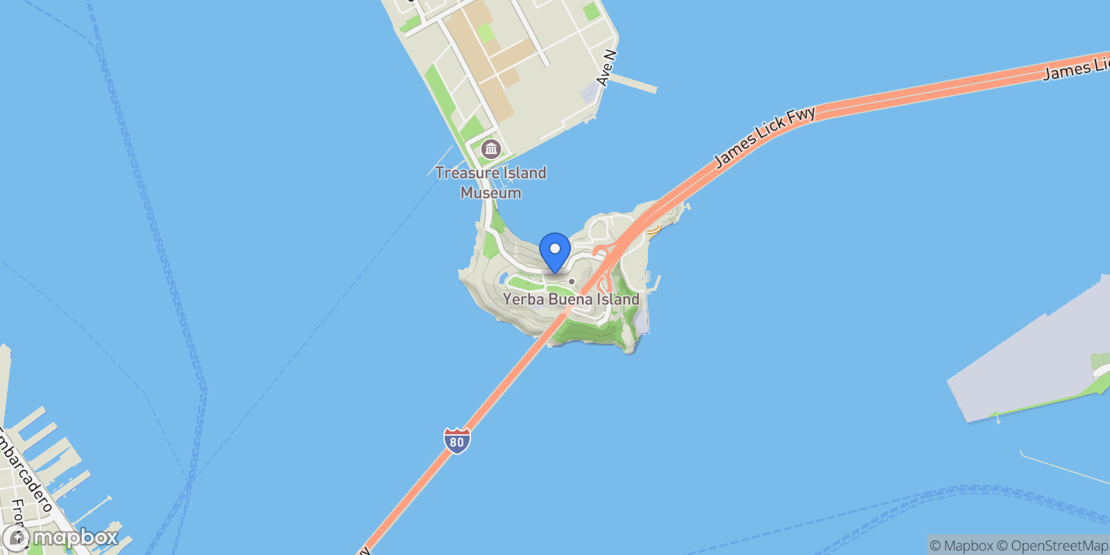 Map showing 38 Meadow Drive 2, San Francisco, California, United States.