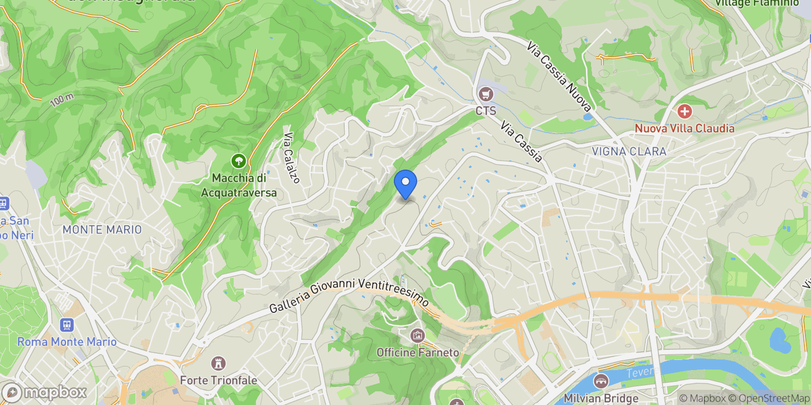 Map showing Via della Camilluccia, 637, 00135 Roma RM, Italy, Rome, Lazio, Italy.