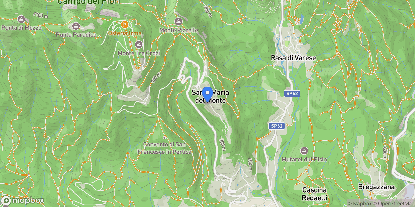 Map showing Via Fincara' 27, Varese, Lombardy, Italy.