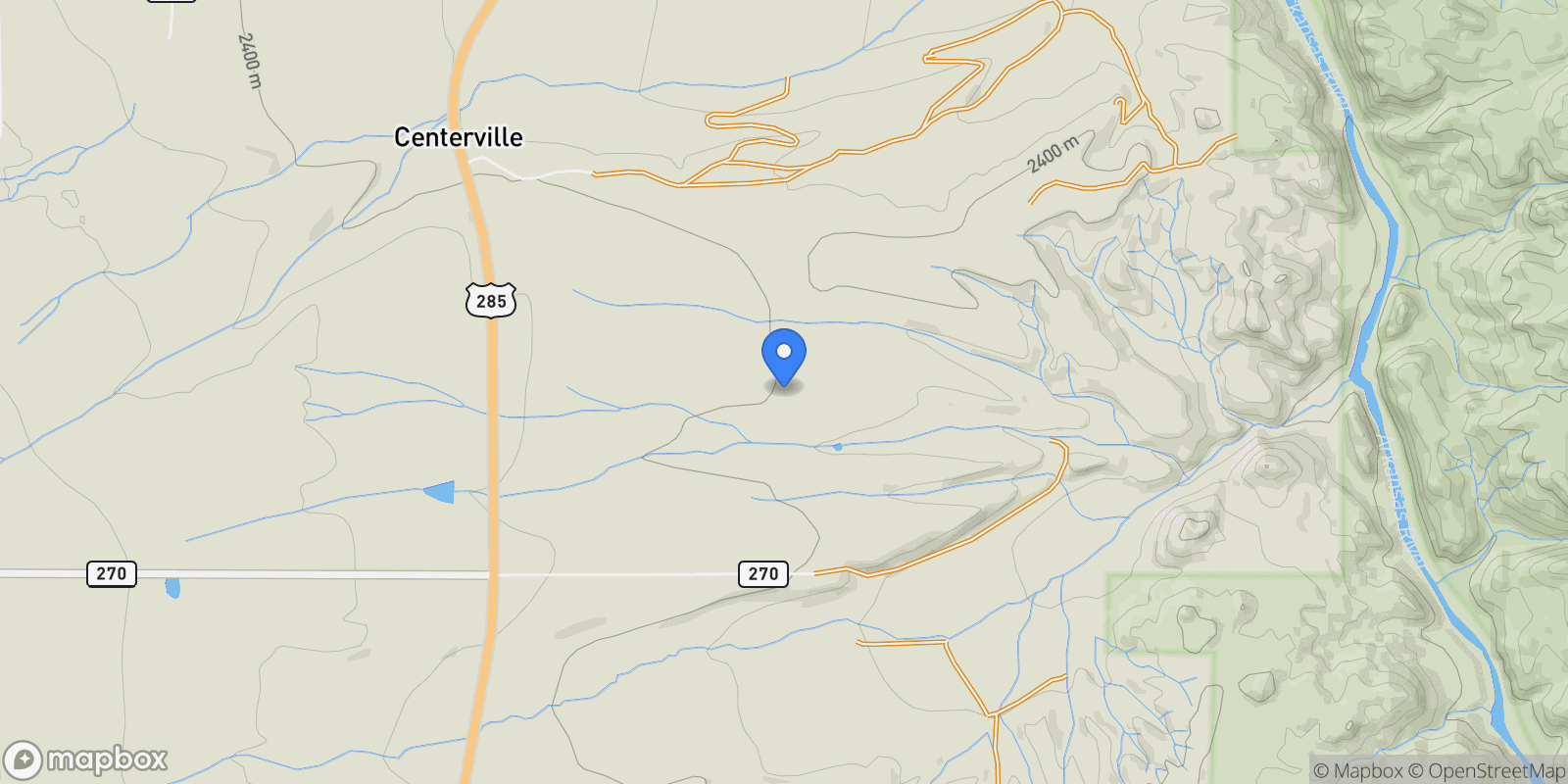 Map showing 11355 E County Road 270, Nathrop, CO 81236, Nathrop, Colorado, United States.